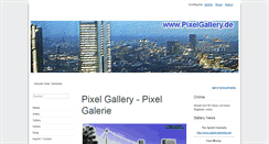 Desktop Screenshot of pixelgallery.de